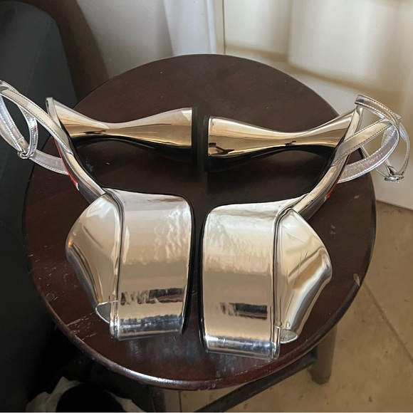 Simon Miller Peep Toe Ankle Strap Platform Sandals Shoes Heels 37 - Picture 7 of 13